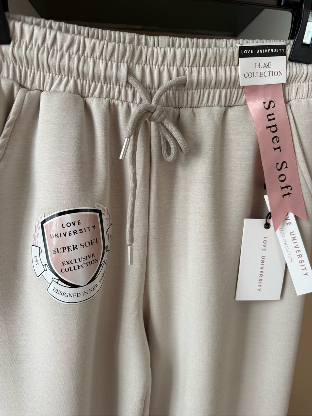 Women’s ' Wide-Leg Lounge Pants — Cream